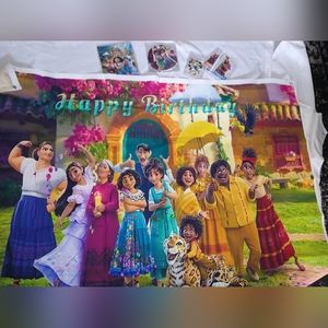 Encanto Birthday Party Set/ Birthday Banner/ Ceiling Decor/Cake Toppers